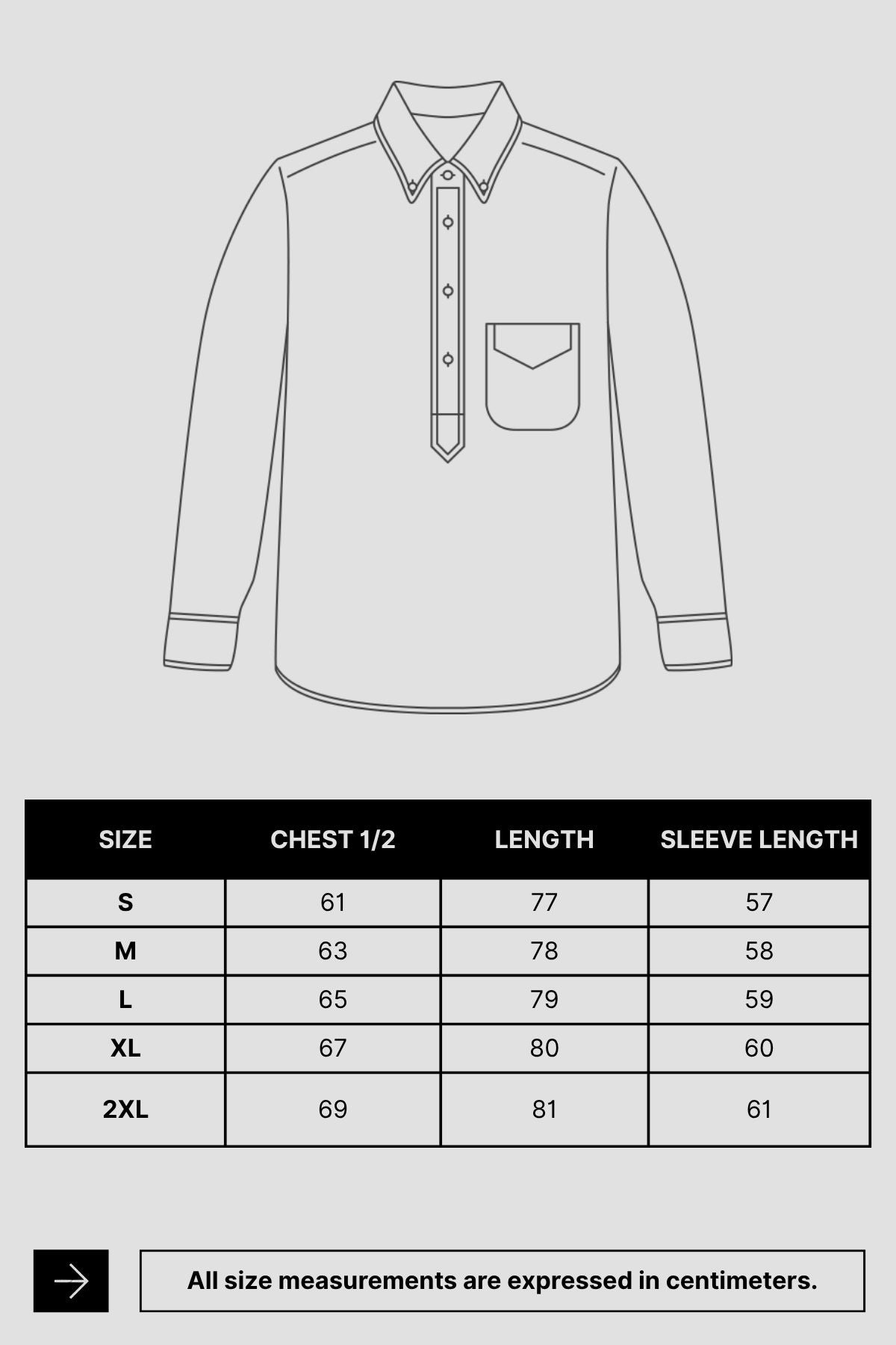Long Sleeve Textured Shirt with Embroidery – X-0015
