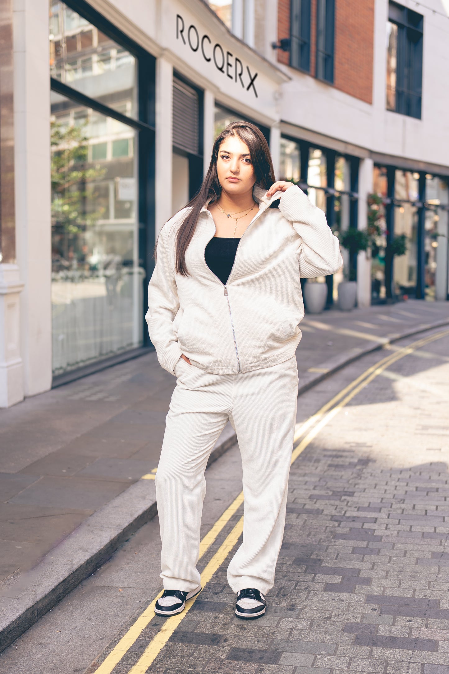 Unisex Velour Tracksuit – Zip Jacket & Trousers Set – X-3002