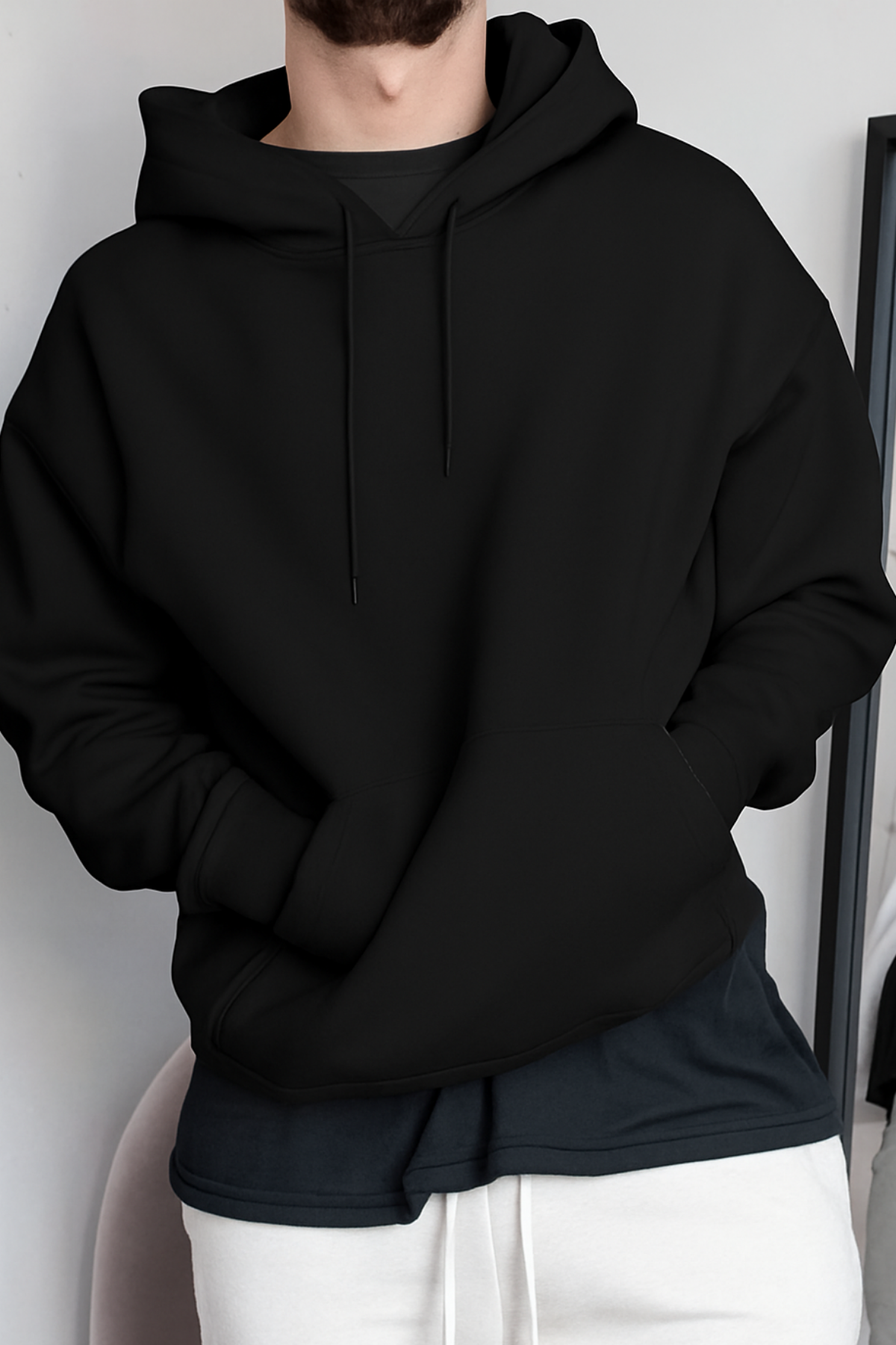 Unisex Oversize Fleece Hoodie – X-4008