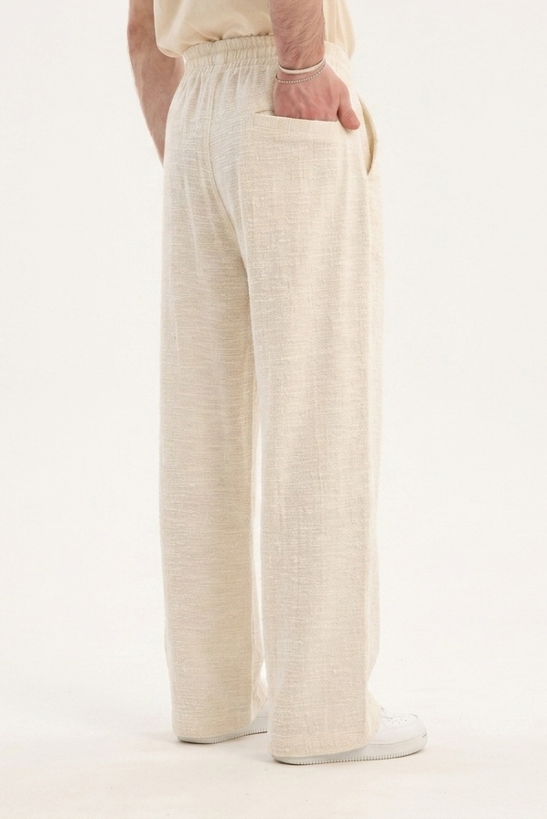 Linen Baggy Pants – X-1014 | 100% Cotton Relaxed Fit Summer Trousers