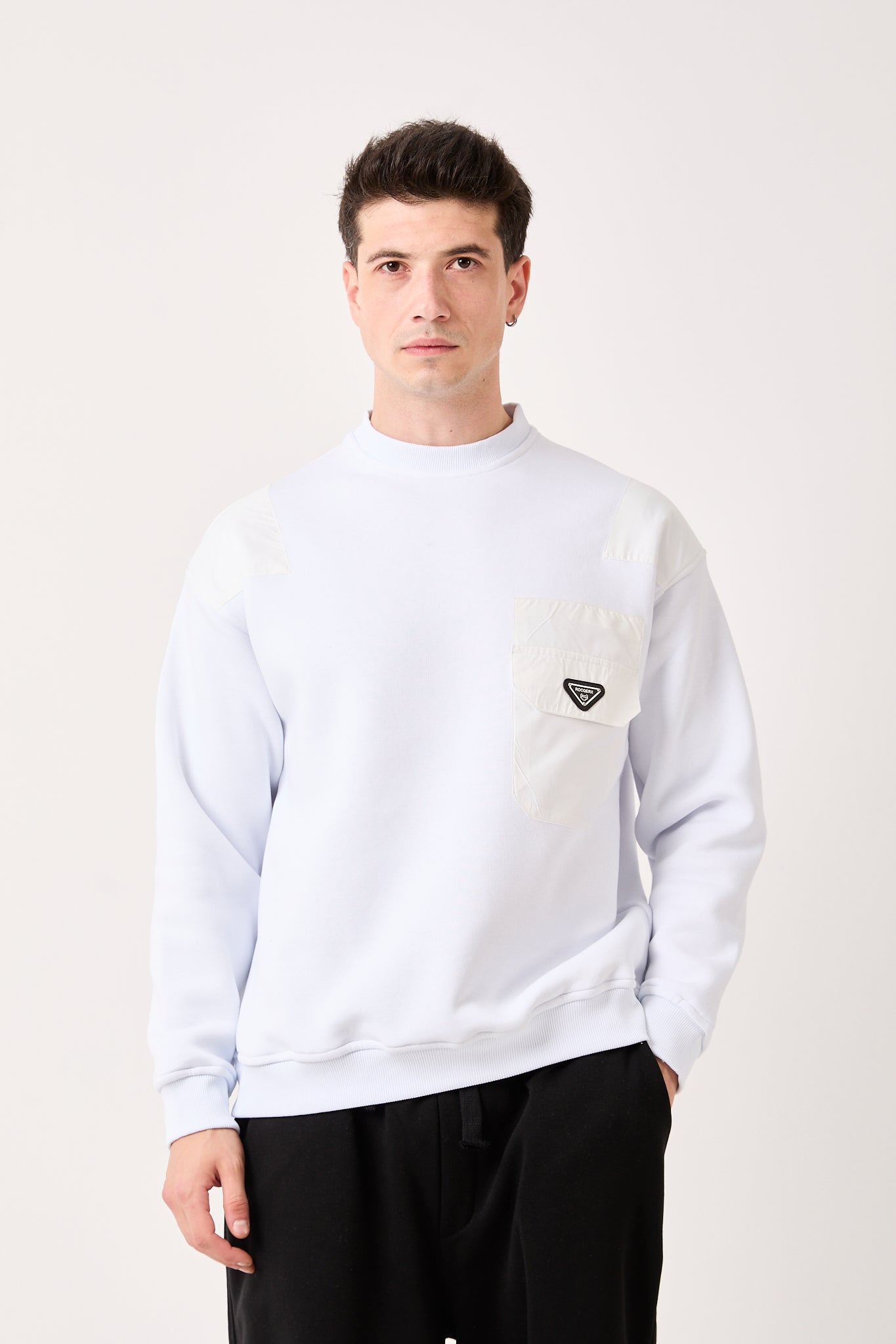 Men’s Heavyweight Sweatshirt with Pocket Detail X-4006
