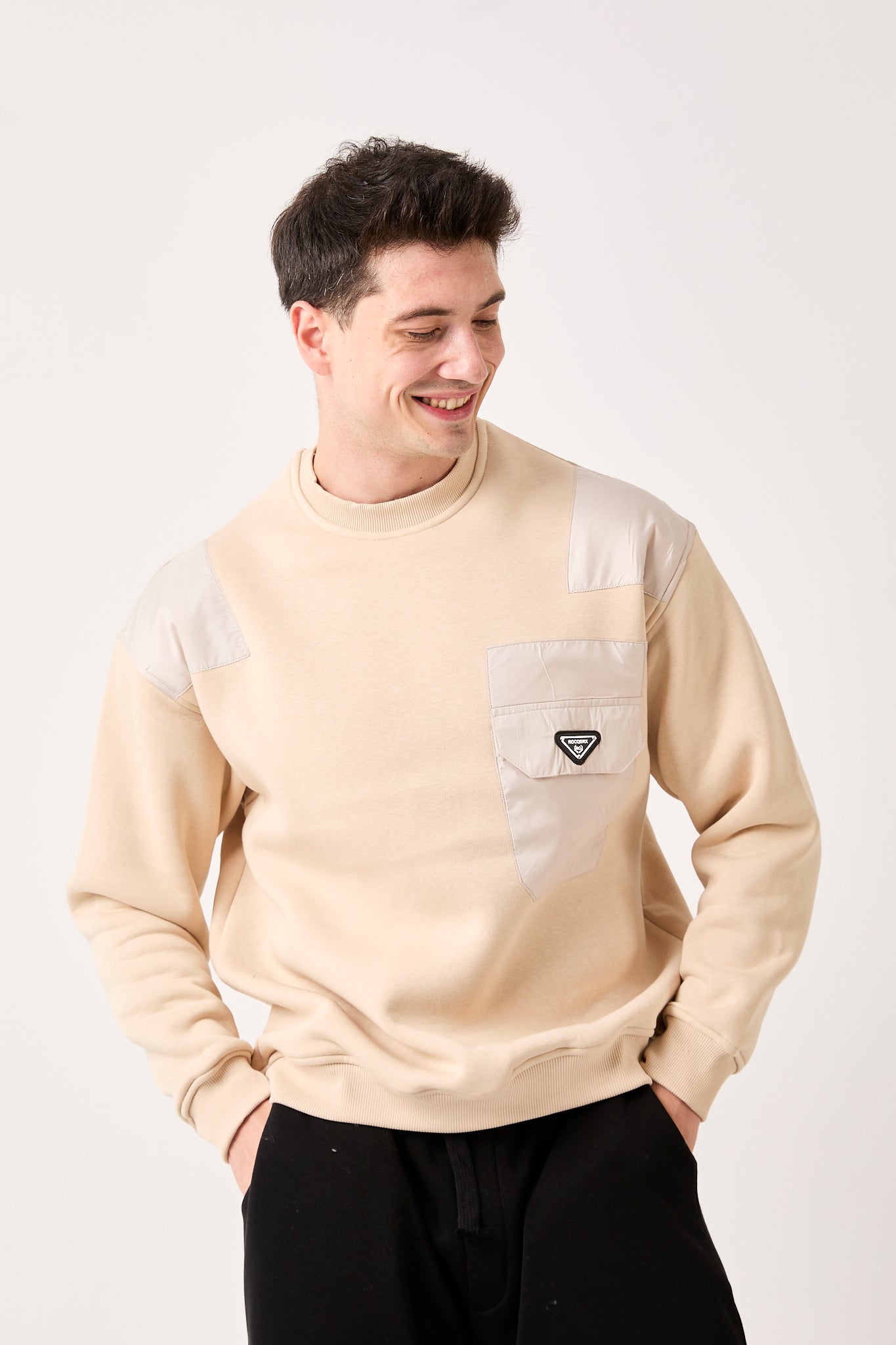 Men’s Heavyweight Sweatshirt with Pocket Detail X-4006