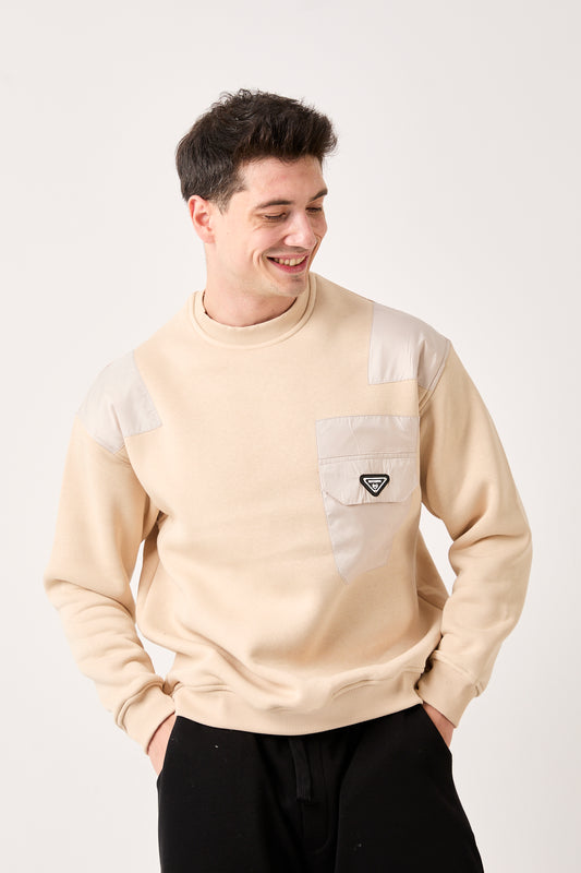 Men’s Heavyweight Sweatshirt with Pocket Detail X-4006