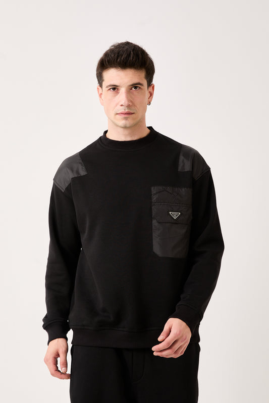 Men’s Heavyweight Sweatshirt with Pocket Detail X-4006