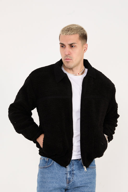 Men’s Fleece Zip Jacket – Soft & Warm Casual Wear-X-2042