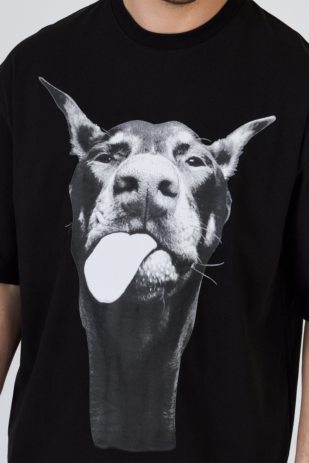 Dog Print Suprem T-Shirt R-5861