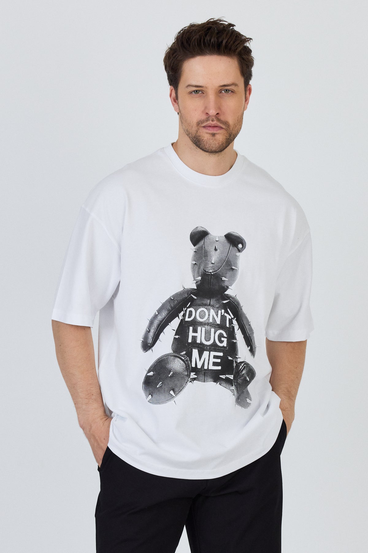 Bear Print T-Shirt R-5860