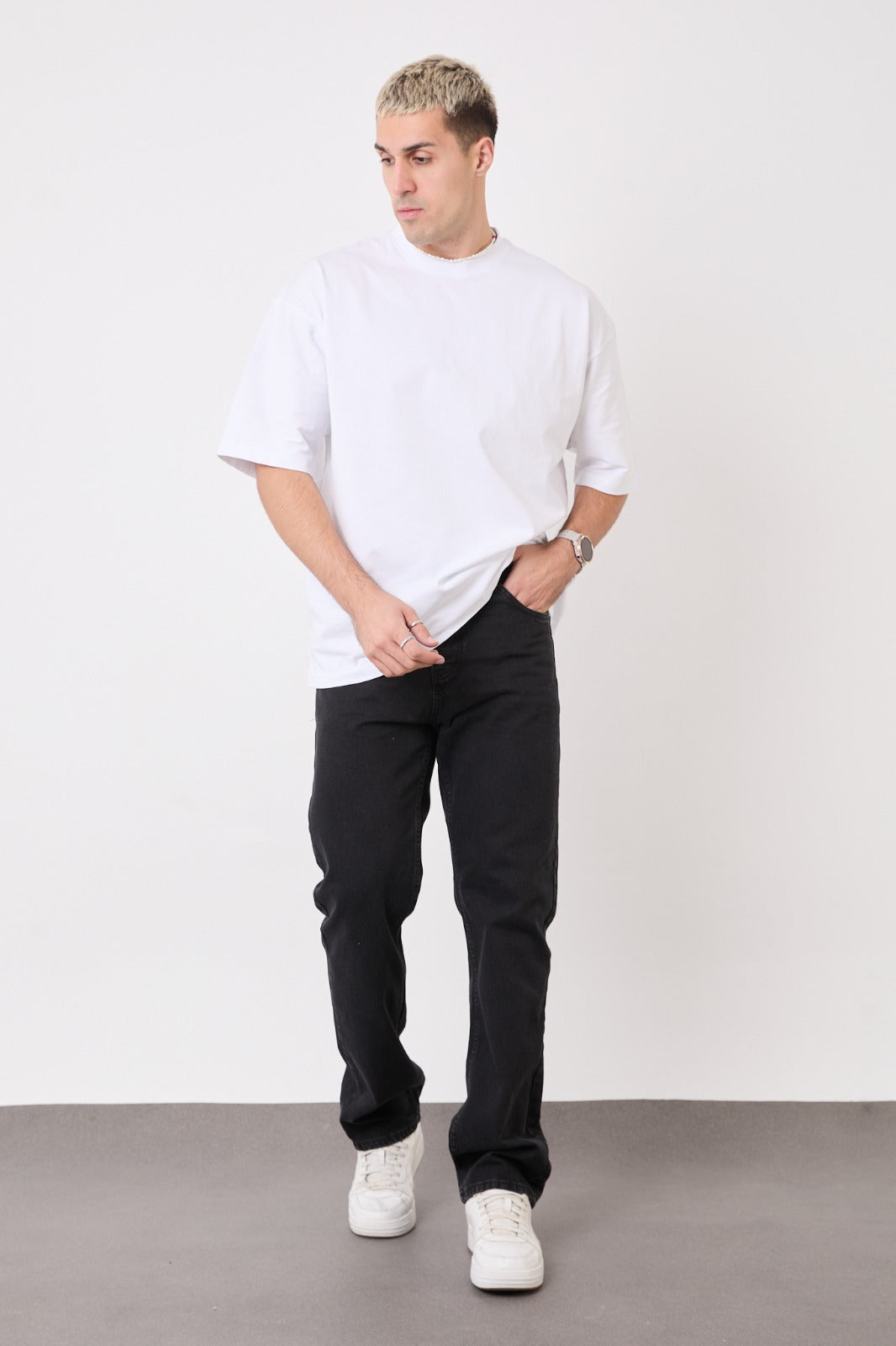 Men’s Baggy Fit Jeans – Relaxed Streetwear Style-T-2300-1