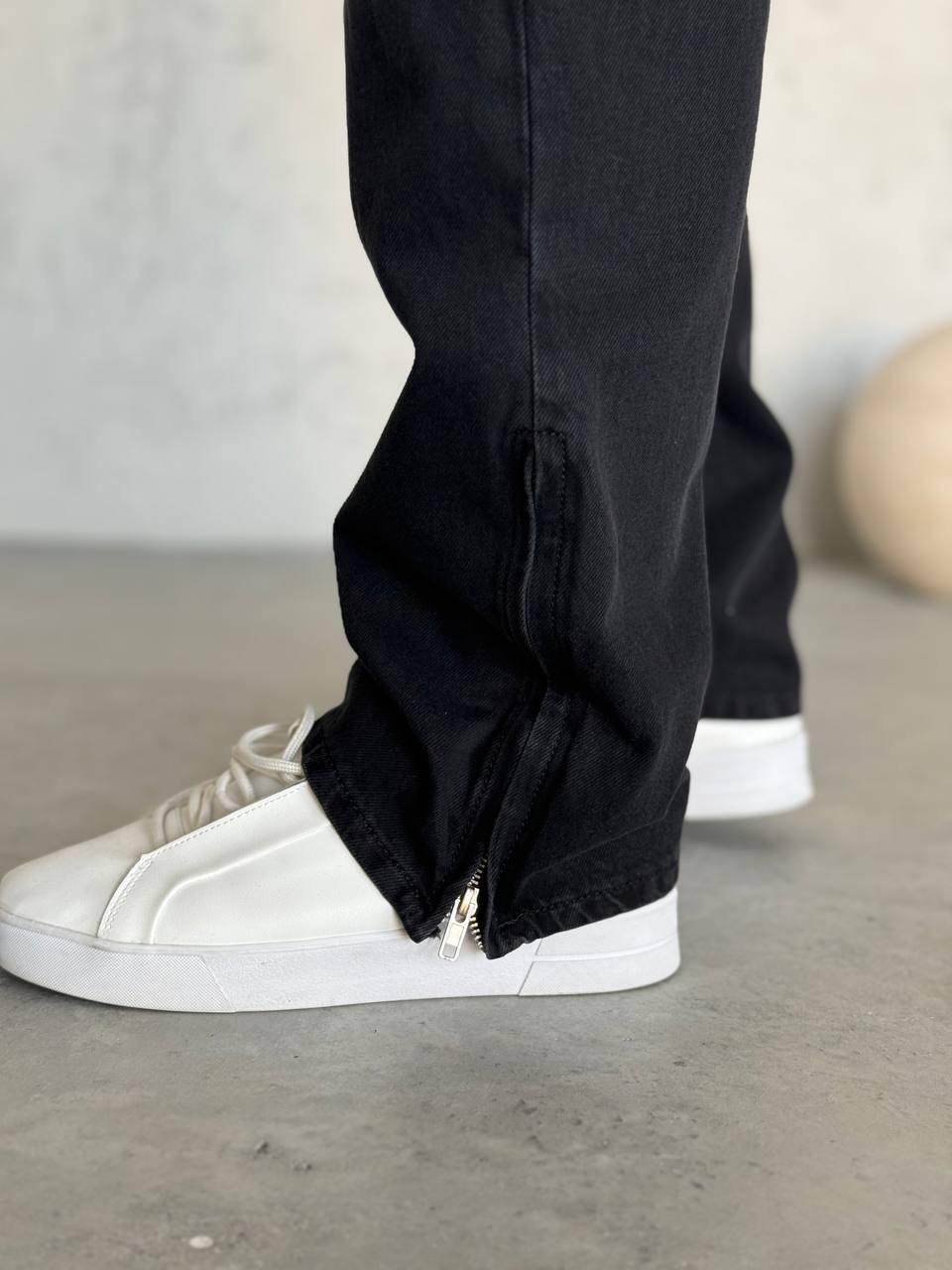 Men’s Black Carpenter Detail Denim Jeans – T-2884