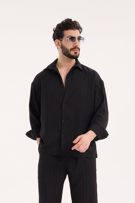 Long Sleeve Shirt – Polyester Viscose Blend X-3009-1