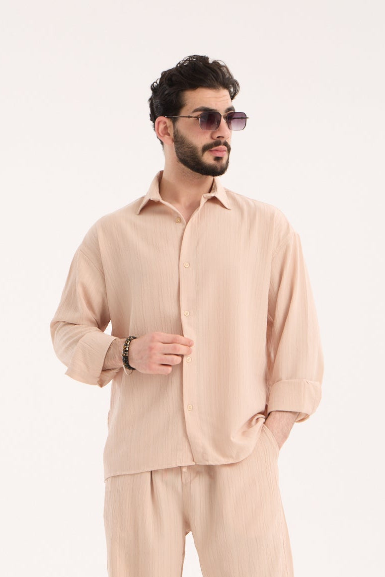 Long Sleeve Shirt – Polyester Viscose Blend X-3009-1
