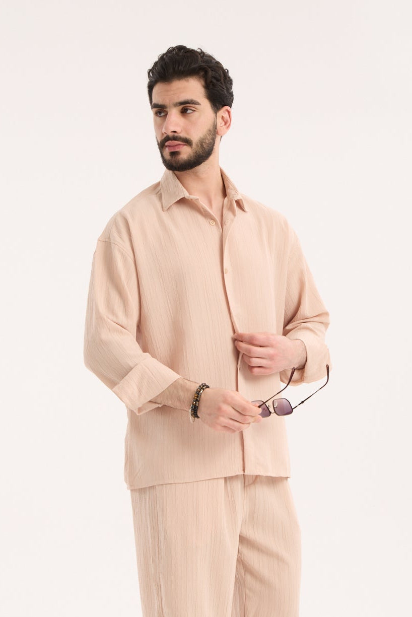 Long Sleeve Shirt – Polyester Viscose Blend X-3009-1
