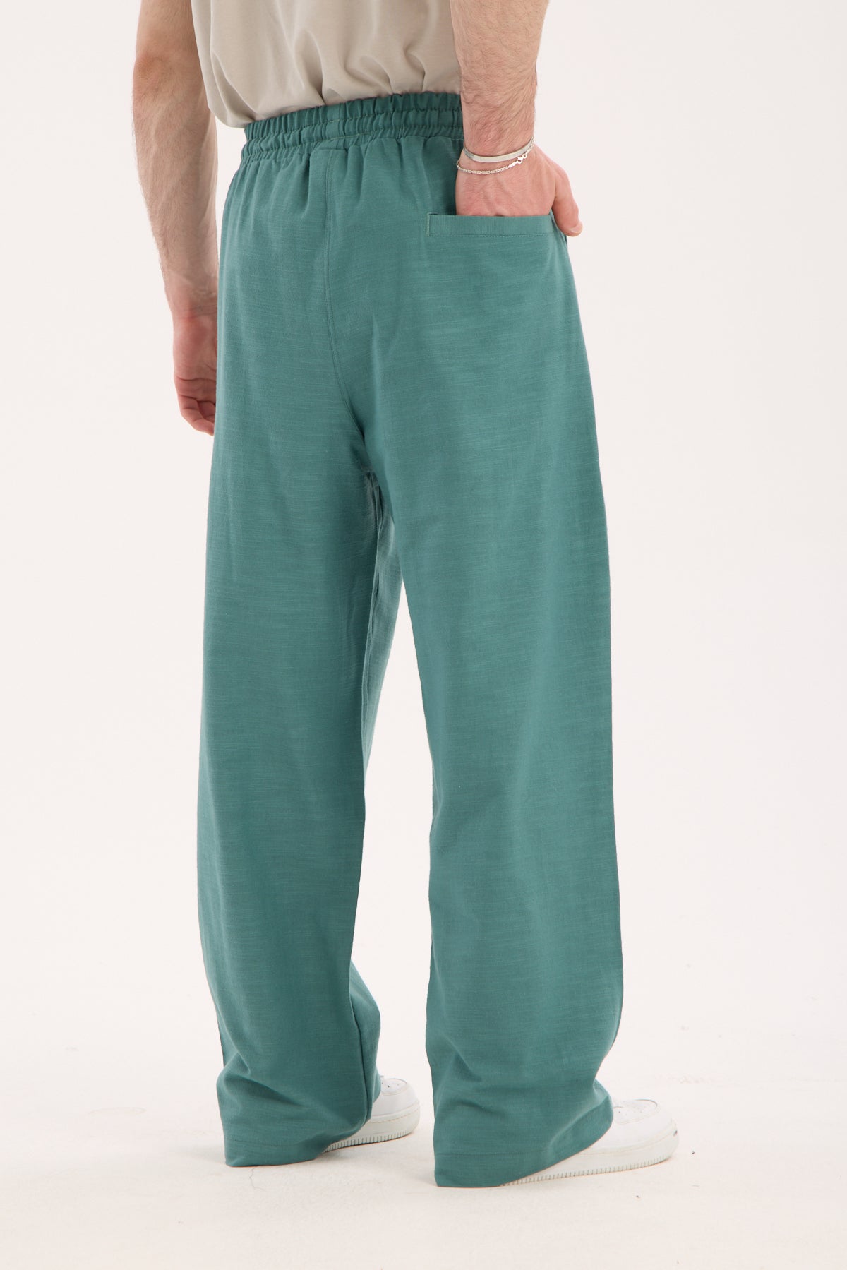 Linen Baggy Pants – X-1014 | 100% Cotton Relaxed Fit Summer Trousers