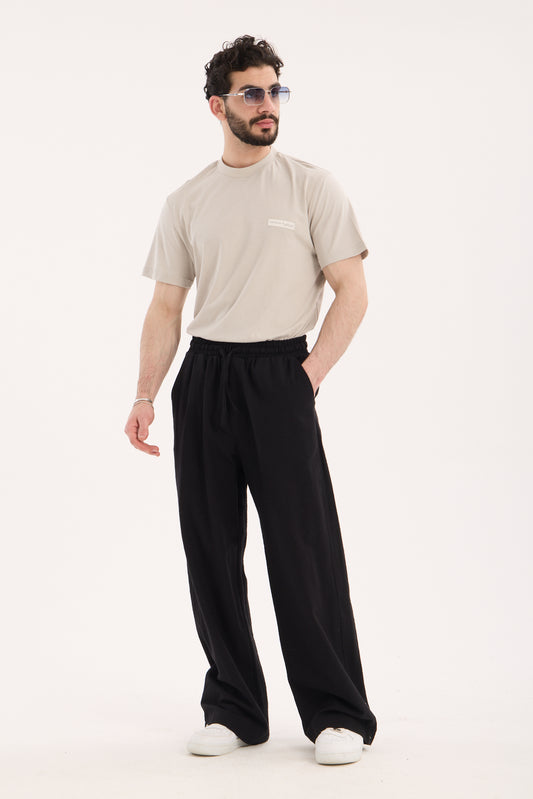 Linen Baggy Pants – X-1014 | 100% Cotton Relaxed Fit Summer Trousers