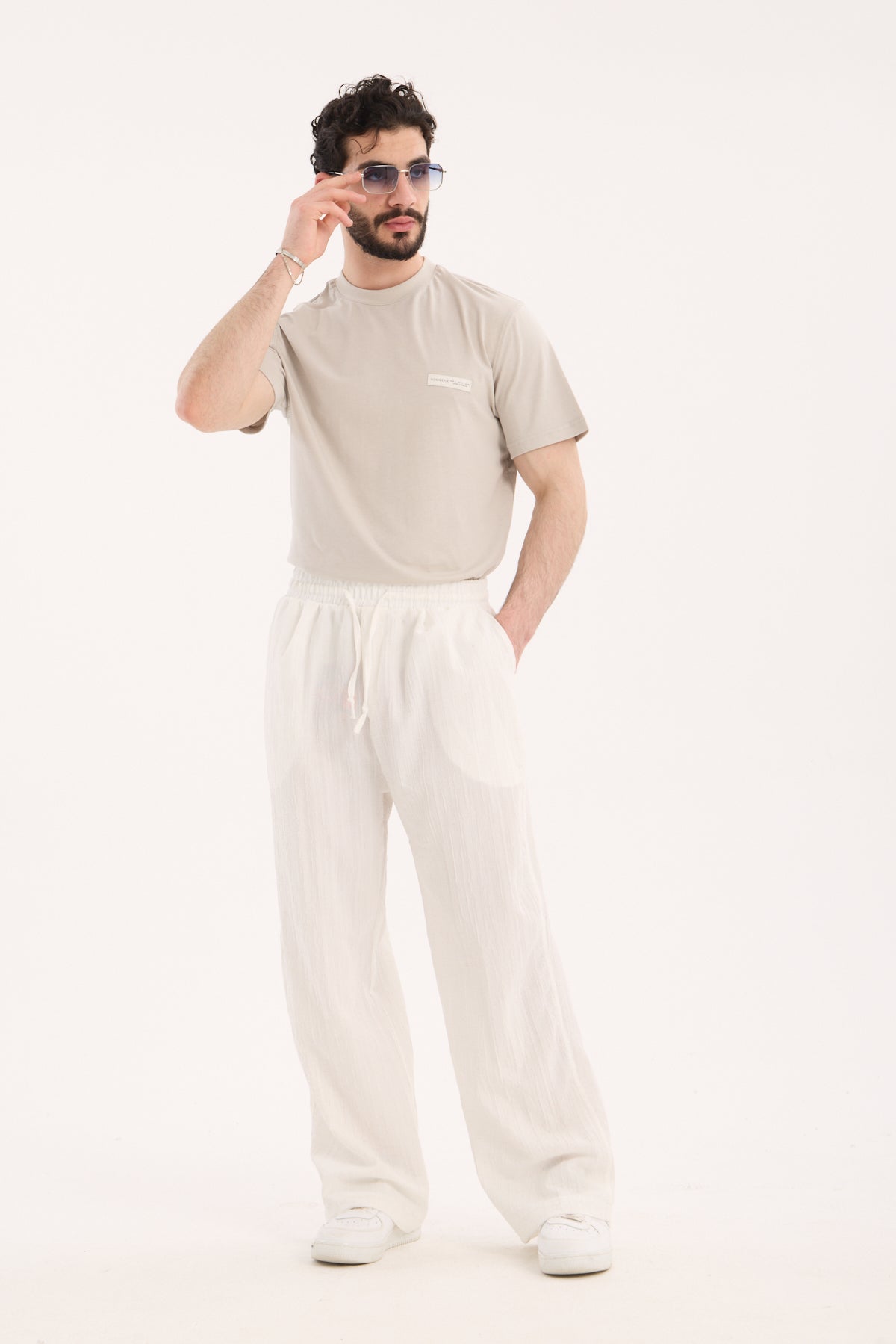 Elastic Waist Pants – Polyester Viscose Blend X-3009