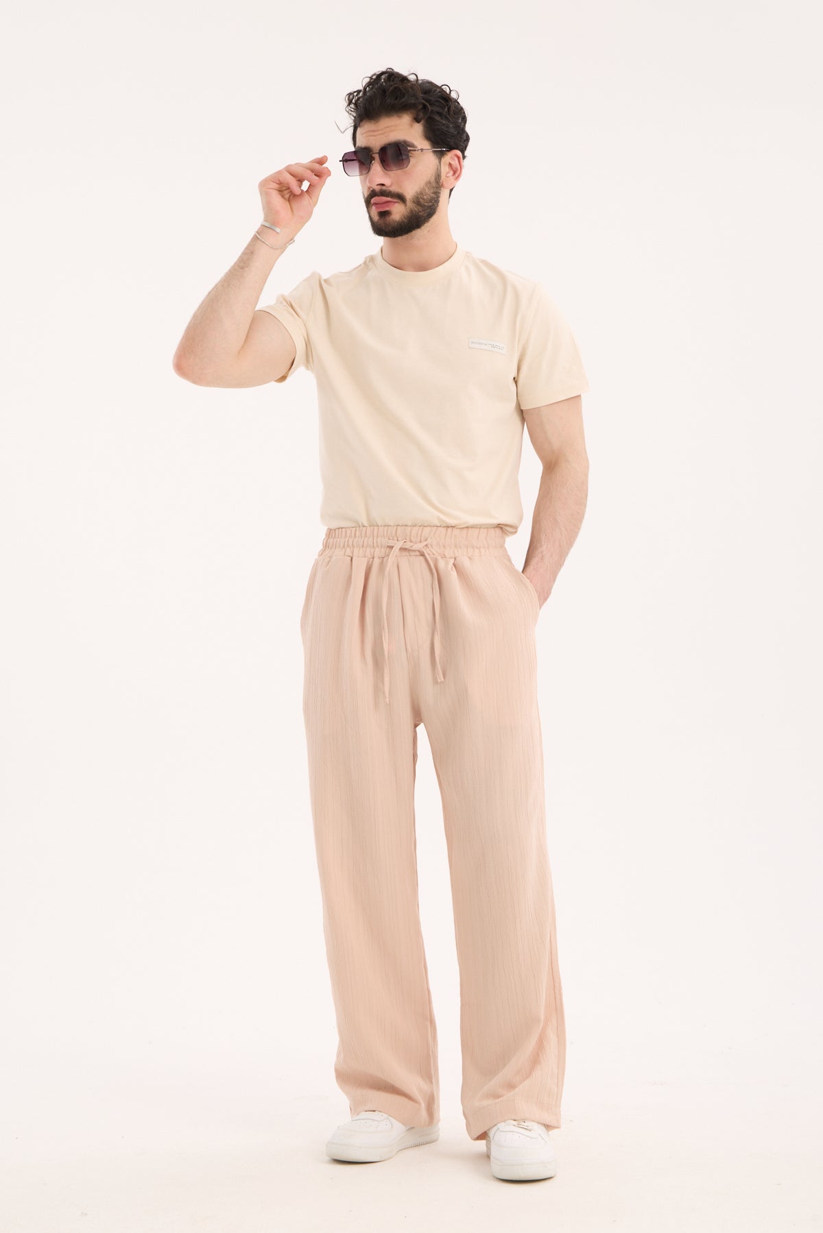 Elastic Waist Pants – Polyester Viscose Blend X-3009