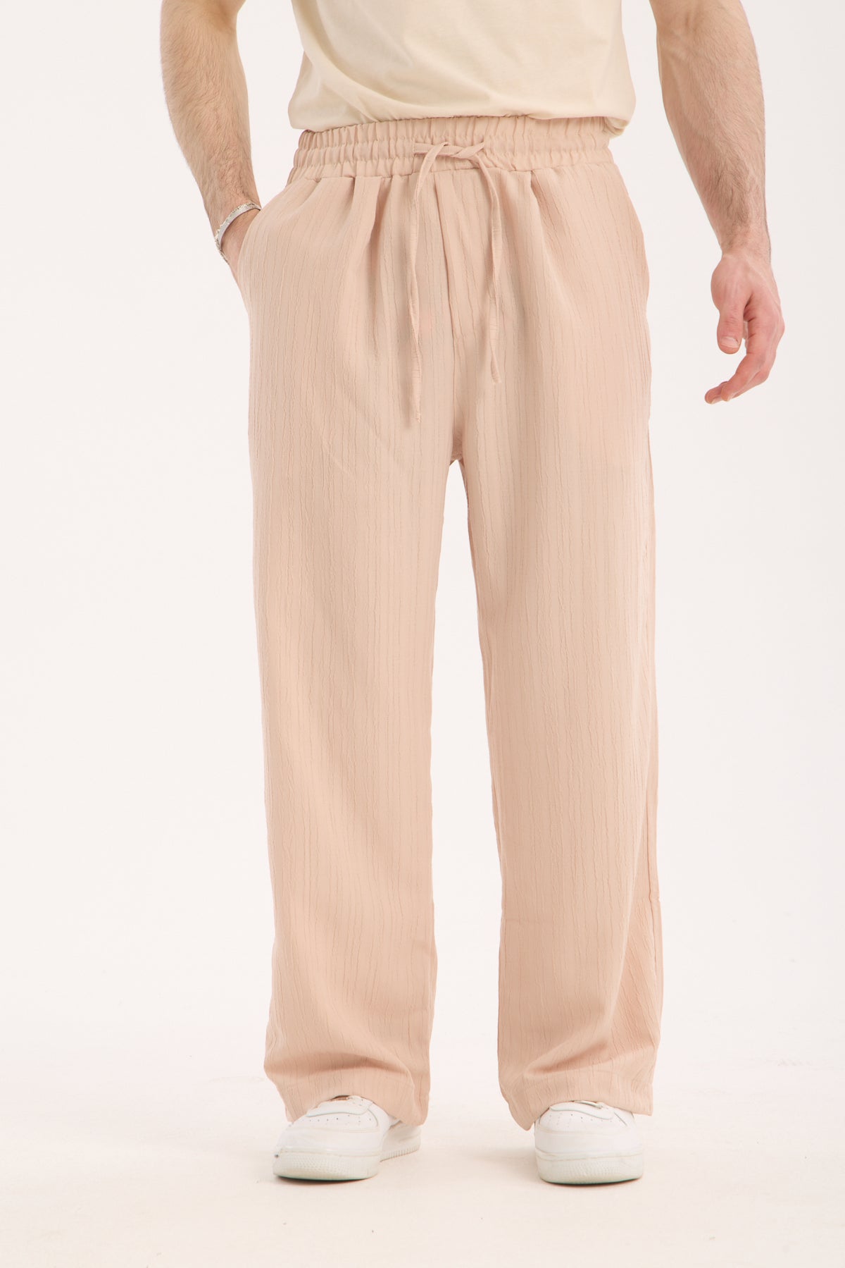 Elastic Waist Pants – Polyester Viscose Blend X-3009