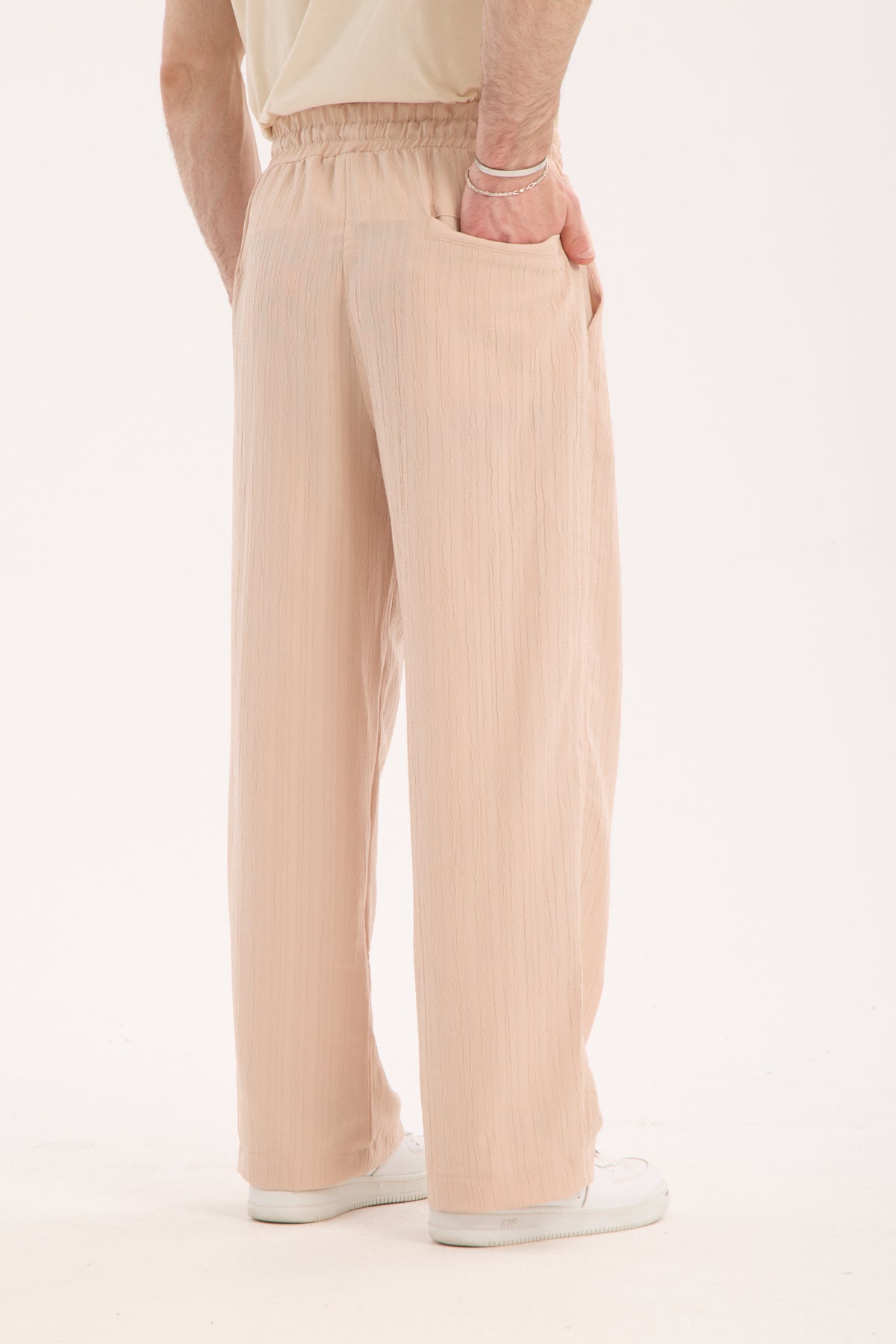 Elastic Waist Pants – Polyester Viscose Blend X-3009