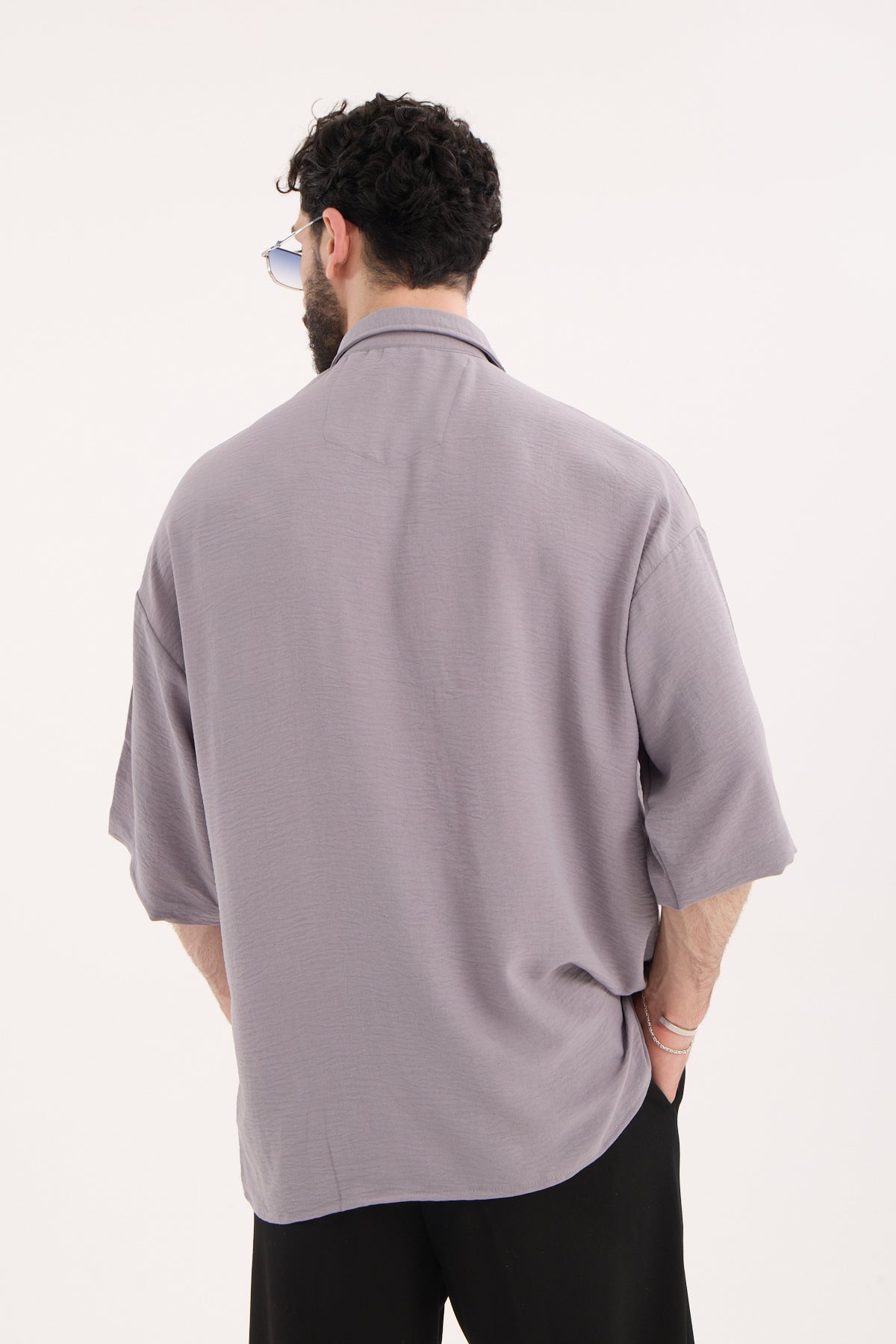 Aerobin Short Sleeve Shirt with Embroidery X-0016