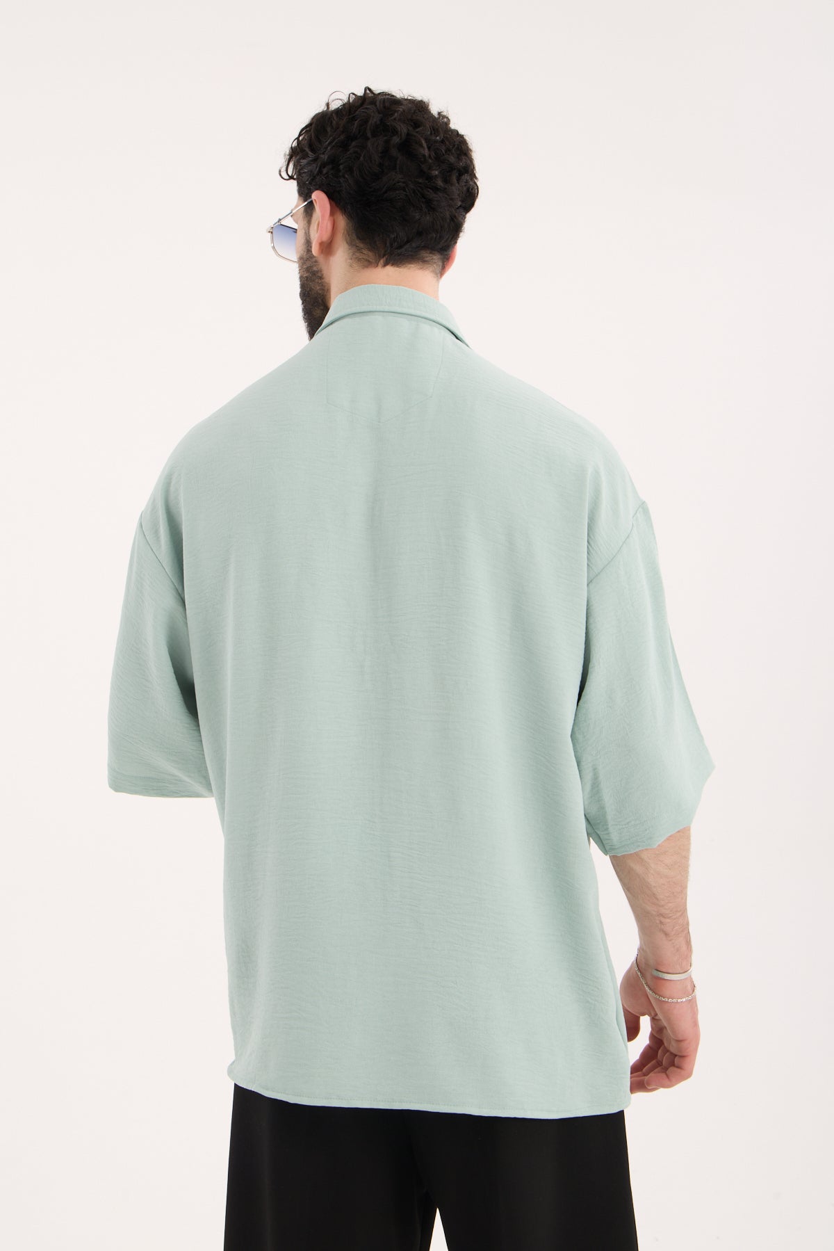 Aerobin Short Sleeve Shirt with Embroidery X-0016