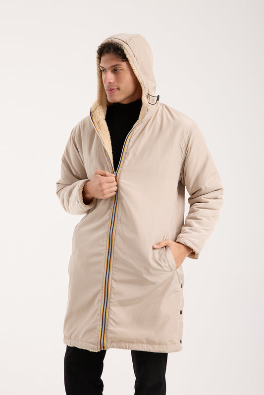 Men's Fleece Reversible Sherpa Coat
