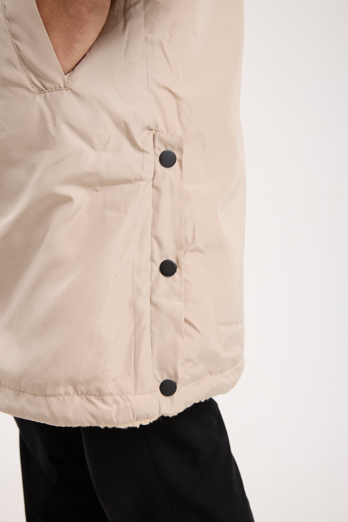 Men’s Reversible Sherpa Coat – Double-Sided Winter Jacket-R-2474