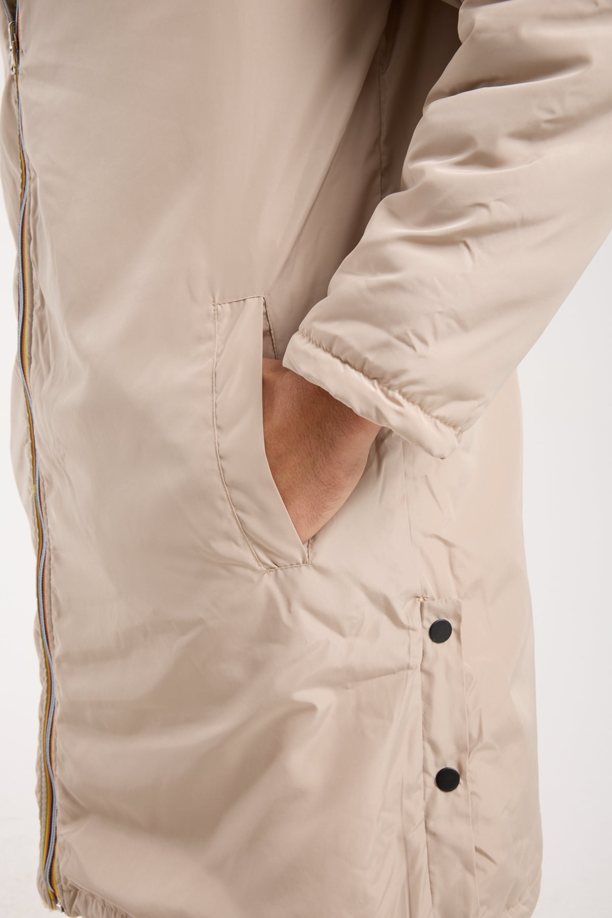 Men’s Reversible Sherpa Coat – Double-Sided Winter Jacket-R-2474